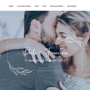 Sito web matrimonio