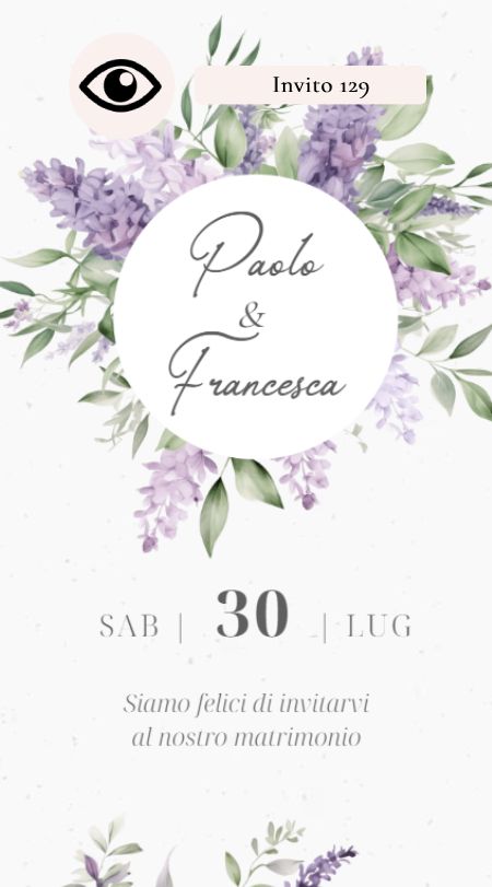 Inviti matrimonio