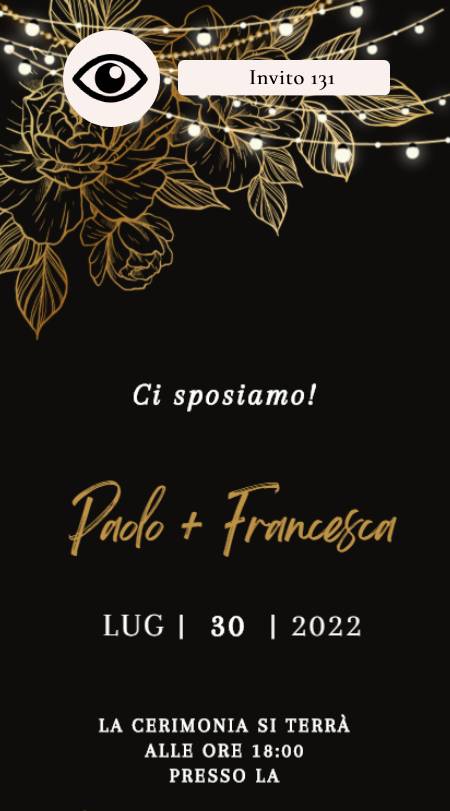 Inviti matrimonio
