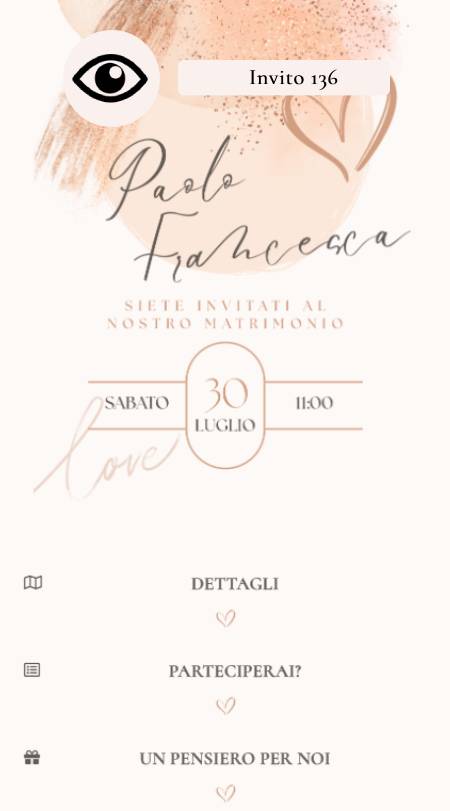 Inviti matrimonio digitali