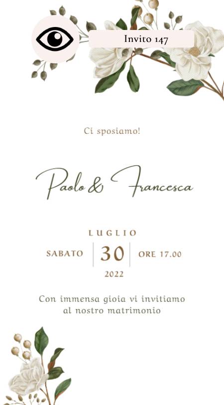Inviti matrimonio digitali