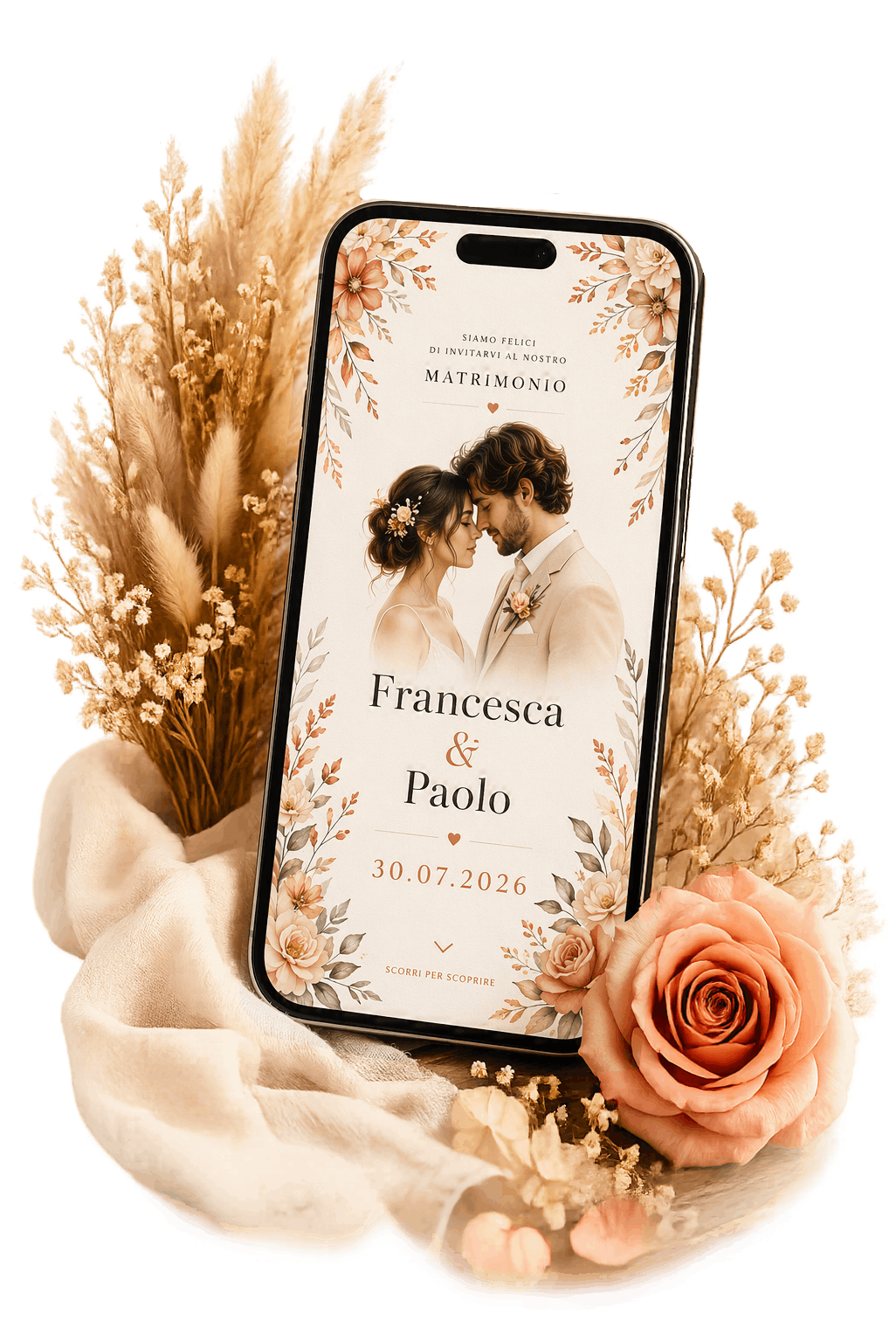 Partecipazioni matrimonio digitali - Il nostro sì